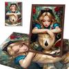 Diamond Mosaic Colorful Diamond Painting Alice In Wonderland Full Round Embroidery Cartoon Creative Hobbies Wall Decor
