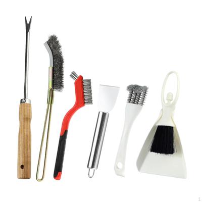 6 Pieces Bird Cage Cleaning Brush Tools Set Poop Remover Scrapers,Bird Cleaner Kit,Birdcage