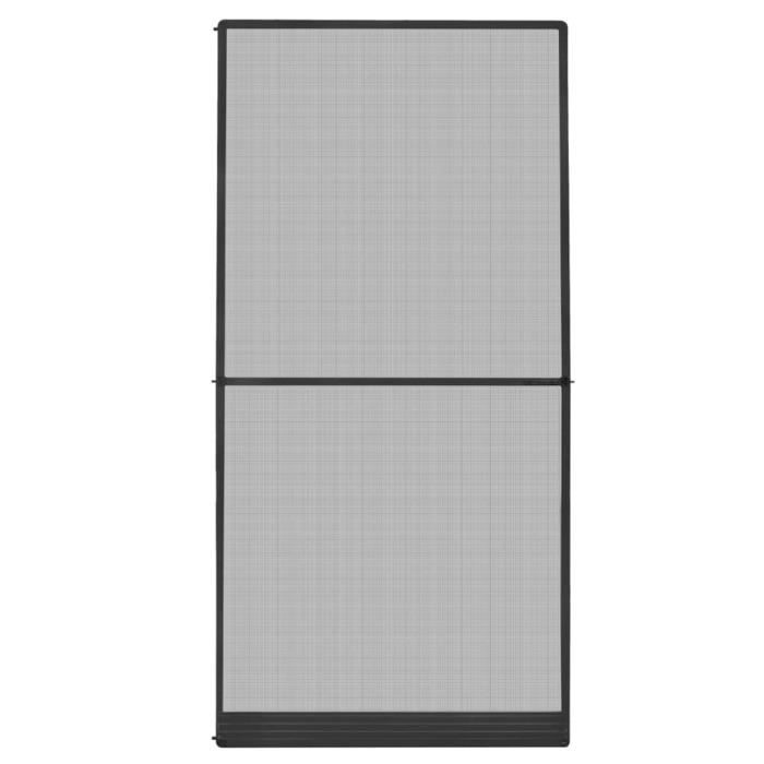 Moustiquaire - vidaXL - 120x240 cm - Anthracite - Aluminium - Ajustable