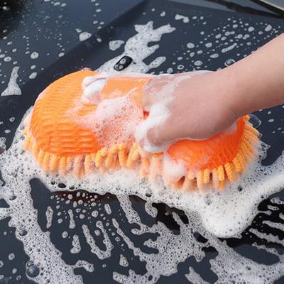 Autowaschanlage Mikrofaser Autowaschschwamm Reinigung Autopflege Detaillierungsbürsten Waschtuch Autohandschuhe Styling Zubehör Gadget