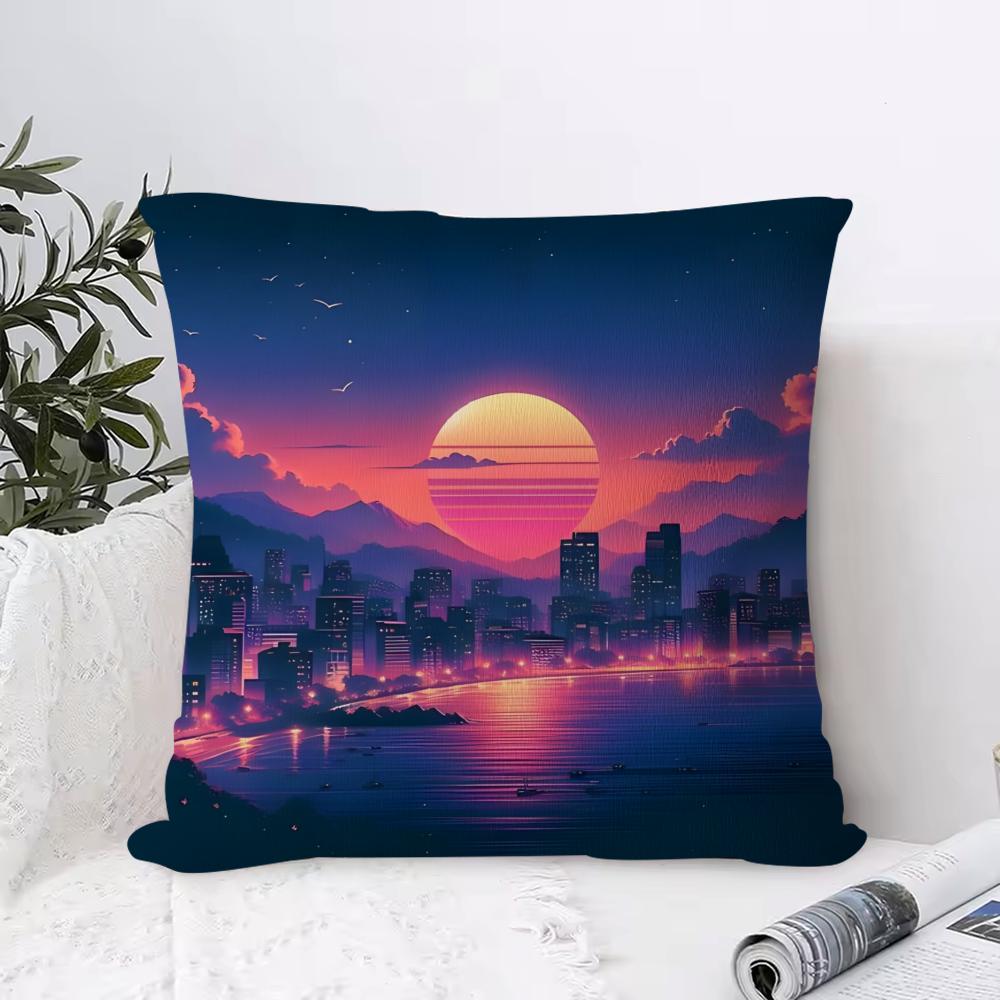 Cute Animal Champion Cushion Cover Anti-dustmite Pillowcase Invisible Zipper Silky Short Plush Sofa Cushion Cover