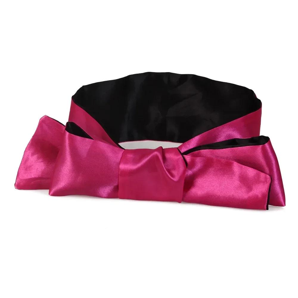 Satin Silk Sleep Mask Sexy For Women Silk Eye Cover Savour Eye Patches Cute Blindfold Silk Ribbon Gift Surprise High Quality