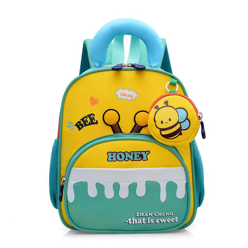 Kinder Cartoon Rucksack Für Mädchen Und Jungen Mit Cartoon Biene Stickerei Design Für Schule Und Kindergarten