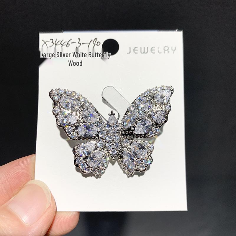 Exquisite French Luxury Butterfly Brooch for Elegant Evening Gowns