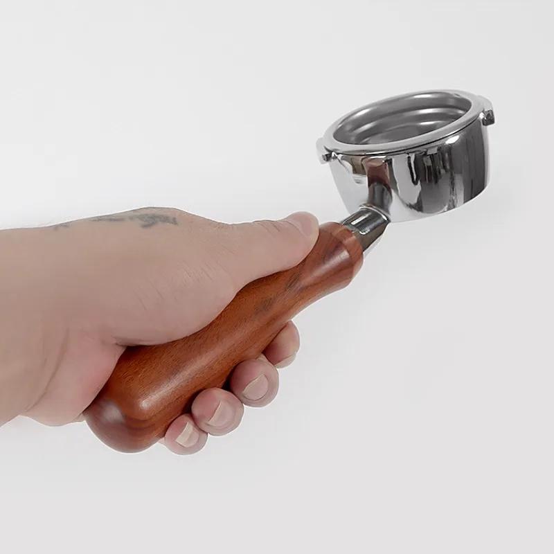 Kaffee Massivholzgriff M10, Filterhalter Espressomaschinenwerkzeuge Zubehör Für Barista Zuhause