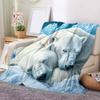 1Pc Cartoon Print Flannel Blanket, High Quality Comfortable for All Seasons, Home Decor, Warmth and Comfort, Perfect for Christmas Birthday Gift