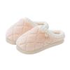 Women's Fashionable Diamond Shaped Cotton Slippers With A Poop Like Feel For Indoor Home Warmth House Slippers Women Washable