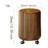 12L High Capacity Bathroom Waste Bin with Lid, Ideal for Living Room And Laundry Room.