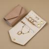 Portable For Journey Earrings Rings Necklaces Brooches Foldable Storage Bag Mini Roll Jewelry Case Travel Jewelry Organizer