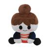 Blox Buddies Plush Toys Cartoon Girl Black with Hat Yellow Decorative Doll Home Room Halloween Gifts