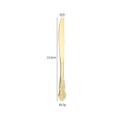 ZISIZ Royal Gold Tafelmesser Set