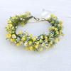 Boho Style Floral Headband Simulated Flower Wedding Headpiece Bridal Wreaths  Seaside Vacation