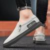Casual men's board shoes New trendy design style Outdoor Leisure Party Daily Office Driving adult Grey hot selling loafer