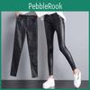 Pants For In Leather Women Autumn And Winter Black Thin Plush Leather Leggings For Women
