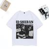 Ed Sheeran Tour 2025 Print TShirt Unisex WOMEN Vintage Casual Clothing Streetwear Oversized Cotton Throwback Short Sleeve Tshirts