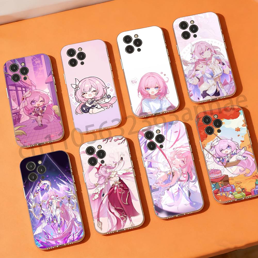H-Honkai Alyssia Phone Case for iPhone 11Pro 13 12 11 Pro Max 16e 17 Air 16 15 14 Plus 11ProMax