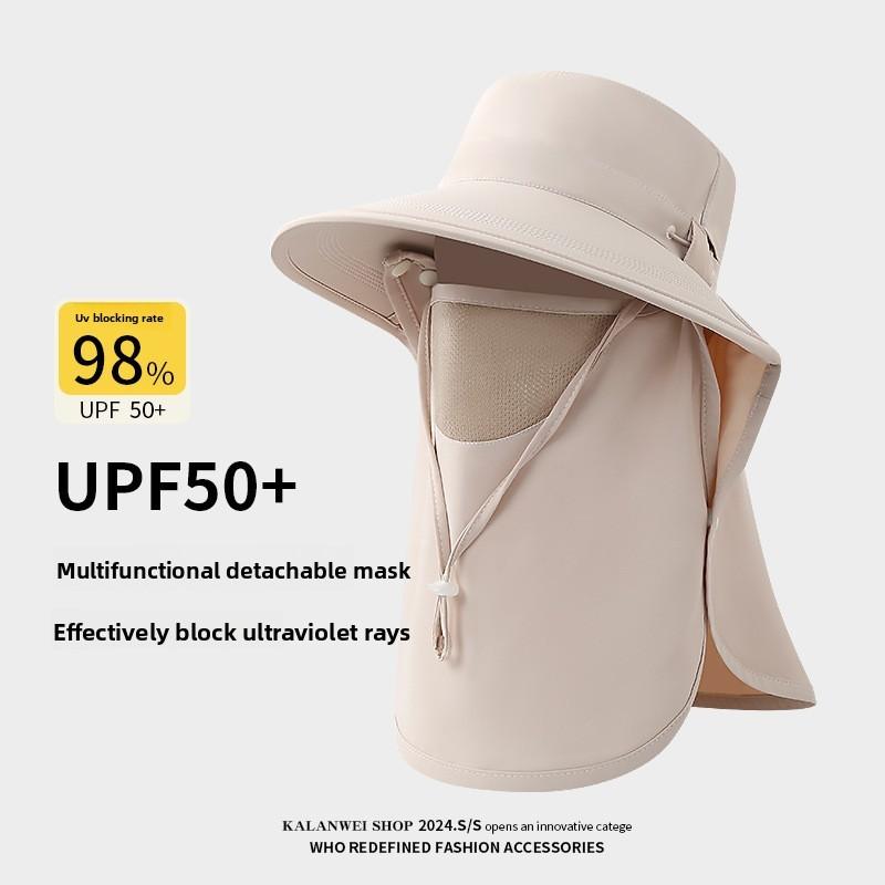 Sun Protection Mask With Breathable Ice Silk Fabric For Outdoor Activities