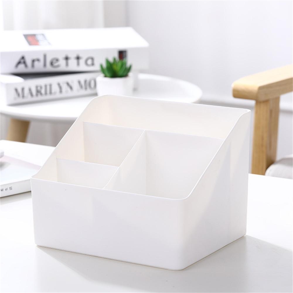 Makeup Organizer Box Plastic Creative 5 Grid/3 Grid Home Desktop Storage Box Cosmetics Storage Large Storage Box