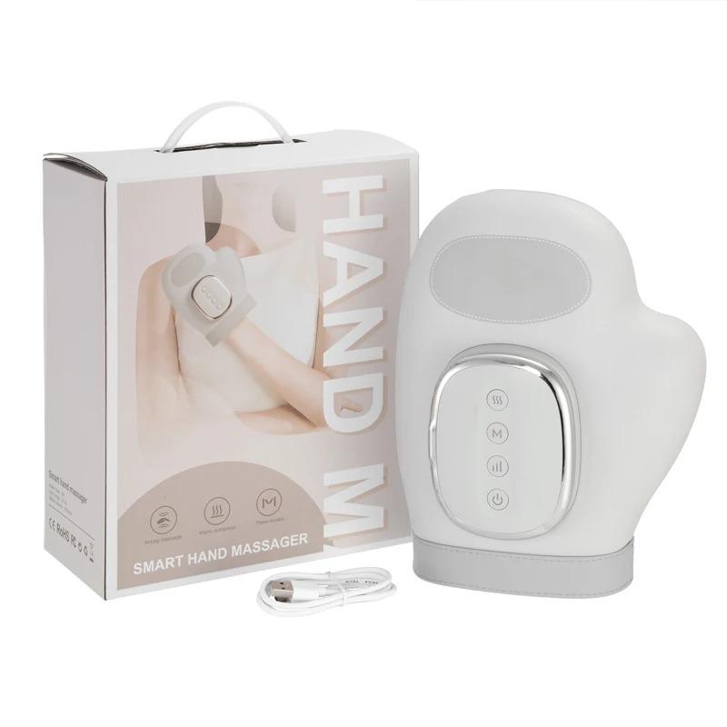 

Electric Hand Massager Glove with Airbag Compression & Vibration белый
