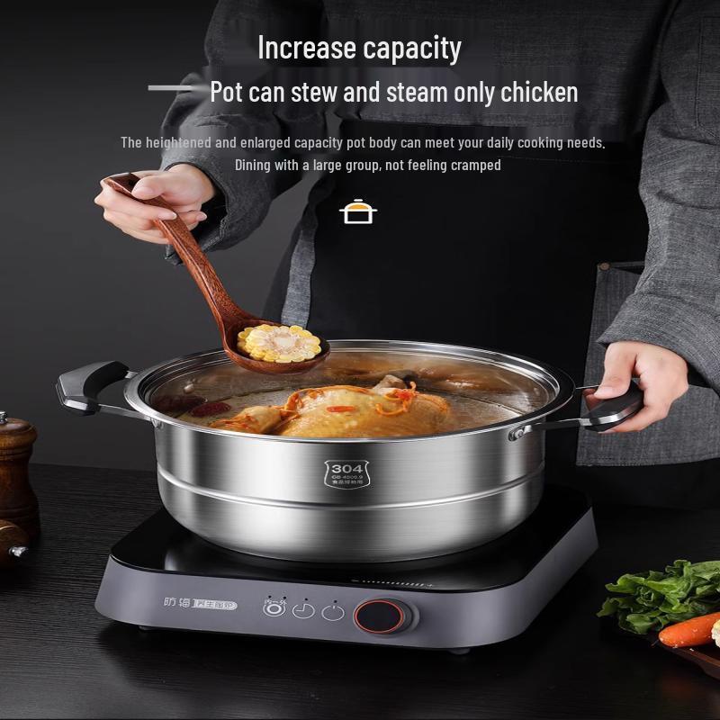 Zisiz Stainless Steel Steamer Pot