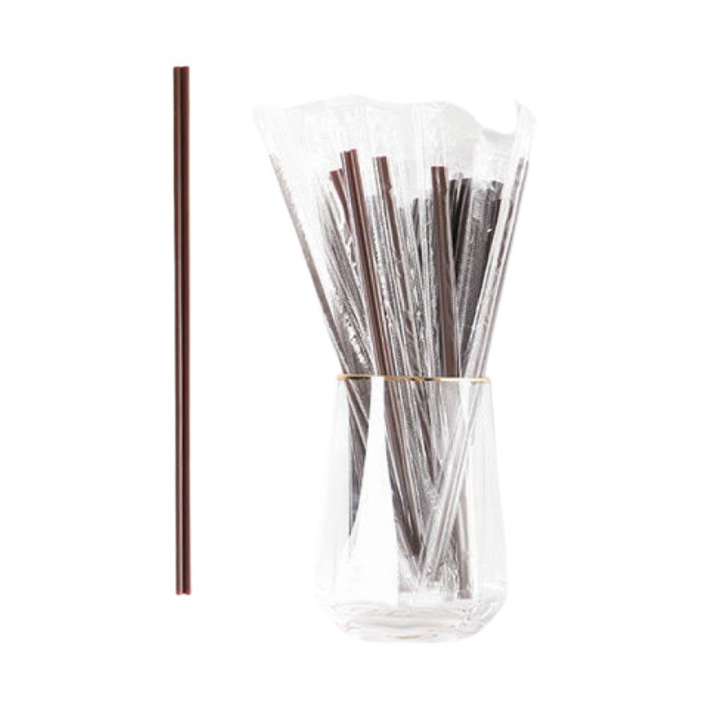 100/200/500 PCS Food Grade Coffee Straw Three Holes Design Double Hole Stir Stick  Party Supplies
