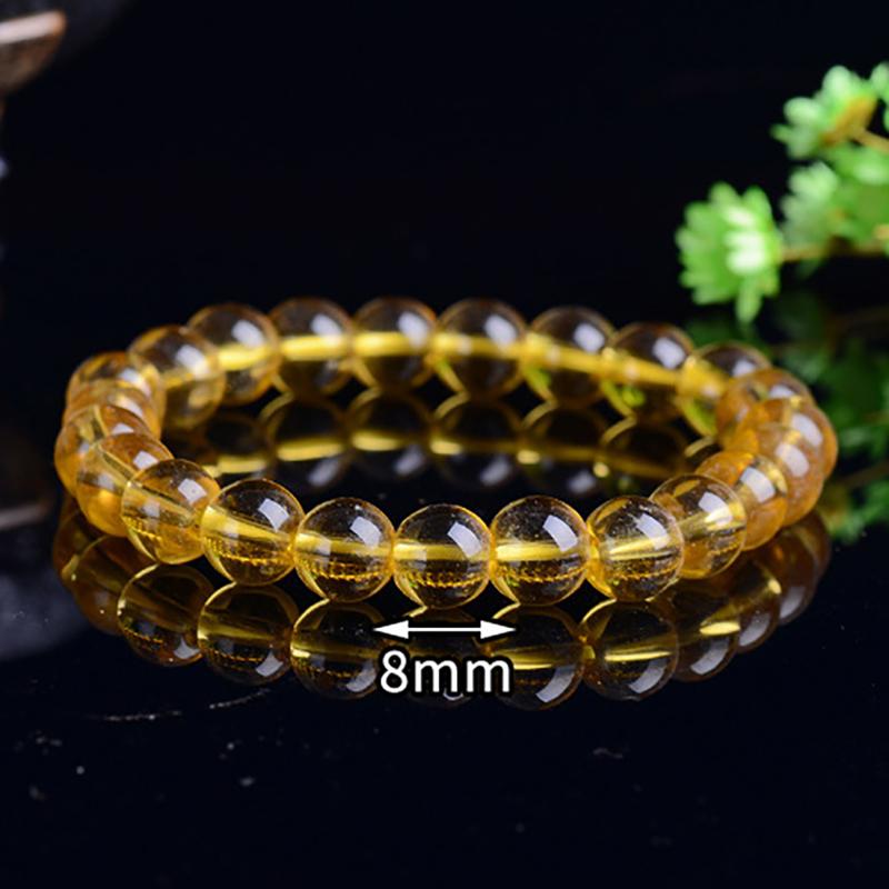 Ретро Браслет Пиксиу из имитации желтого обсидиана, этнический стиль, эластичный, с бусинами, унисекс, подарок