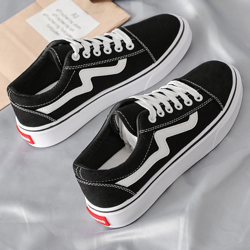 Spring new canvas shoes female students cloth shoes breathable board shoes white shoes versatile