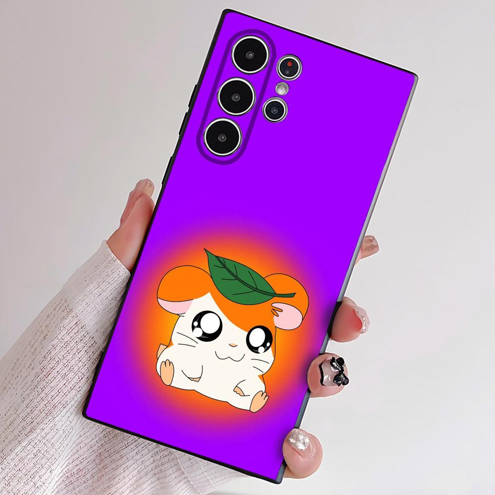 Hamtaro Cute Hamster Kawaii Lovely Phone Case For Samsung S Series S22 S23 S24 S25 FE Plus Ultra TPU Soft To Skin-friendly Case