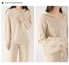 Wool Knit V-neck Sweater - Women's 2025 Autumn/Winter Collection
