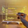Light Up LED Doodle Board Acrylic Drawing Board With 7 Quick-Drying Pens Luminous Writing Pad For Kindergarten Schools 30x20cm