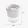 3Pcs Large Silicone Sphere Ice Mold Easy-Release for Whiskey, Cocktails, Juice, and Parties Food Grade Ice Mold Round Ball