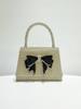 Elegant European & American Luxury Diamond Bow Evening Handbag