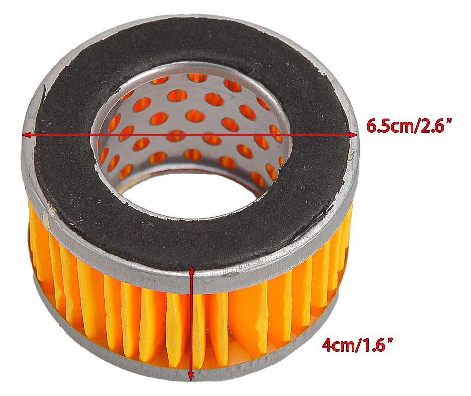 20mm Shell Male Threaded Air Compressor Intake Pump Muffler Filter