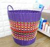 Elegant flätad korg i rotting för tvätt och leksaker - Stor kapacitet