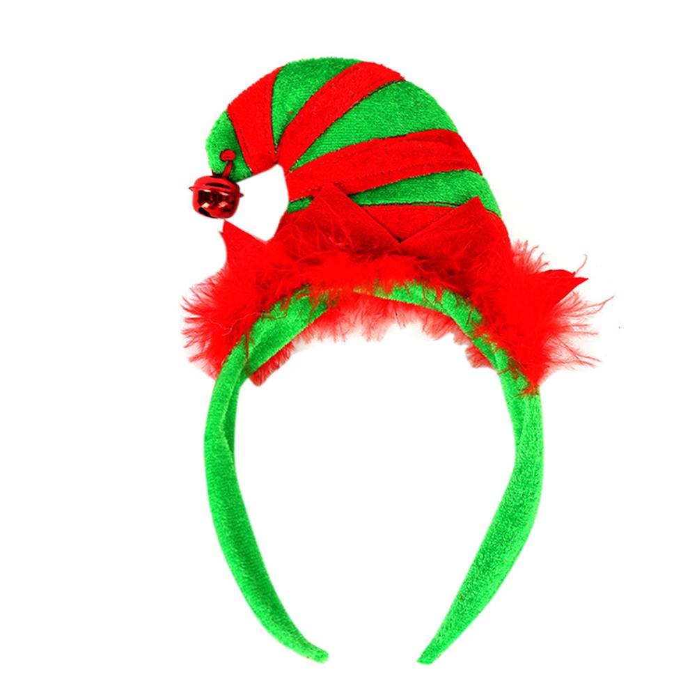 Christmas Hairband Fancy Antlers Elf Jingle Bells Head Hoop Costume Accessories