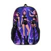 K‑POP Witch‑Hunting Girl Group Student Backpack, Unisex Cartoon Rucksack, Lightweight Casual Zipper Travel Bag, Laptop Outdoor Backpack