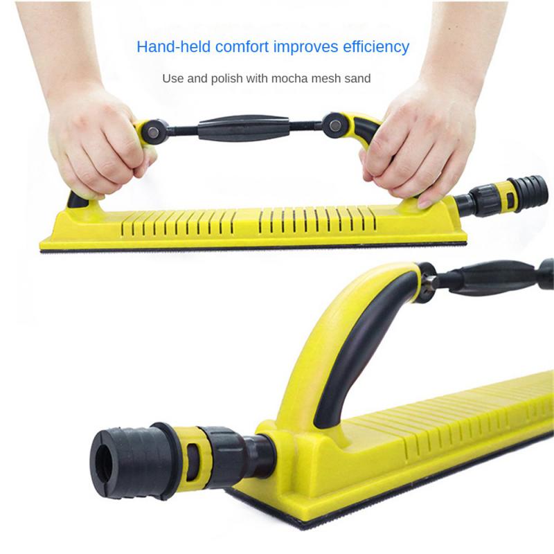 Dry Grinding Hand Wash Board 70*400mm Rectangular Hand Grinding Board Putty Ash Hand Planer Sandpaper Car Body Repair Tool