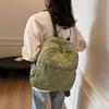 Schoolbag1011 New Large Capacity Lightweight Backpack Fashion Going Out Travel Bag Rhombus Cotton Clothing Bow Casual Backpack