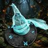 Pleated Halloween Party Butterfly Witch Durable Wizard Cap 12 Butterflies Witch Hat  Masquerade