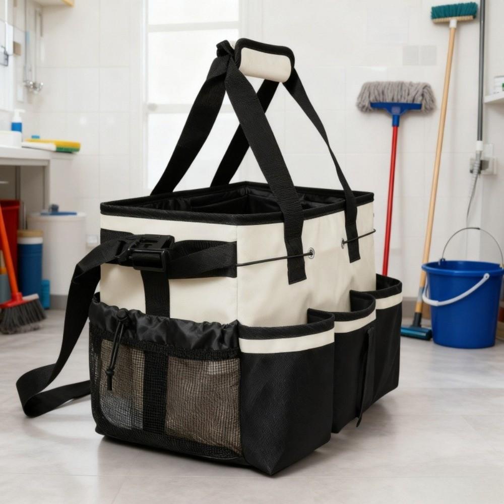 Wear-Resistant Multifunctional Tool Bag Heavy Duty Tool Organizer Bag  Cleaning Tools Organization