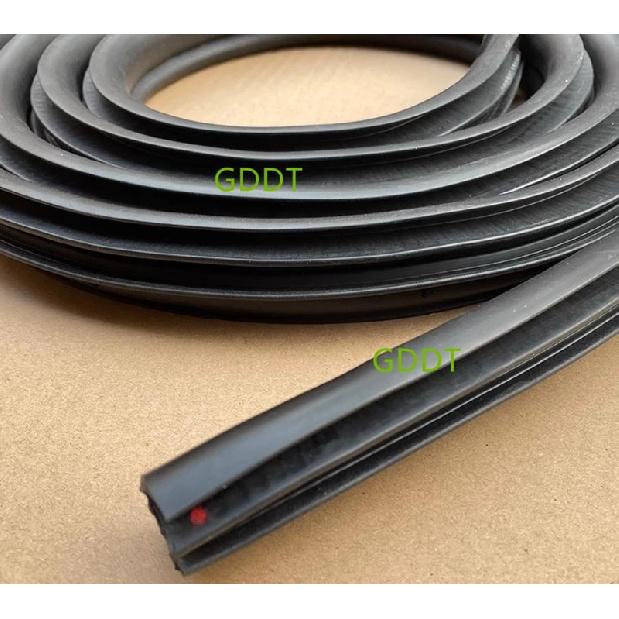 1 Piece Black Door Rubber for Land Cruiser Prado LCP150 2010- Rain Seal Strip Weatherstrip for Door Frame 62332-0G010-A1
