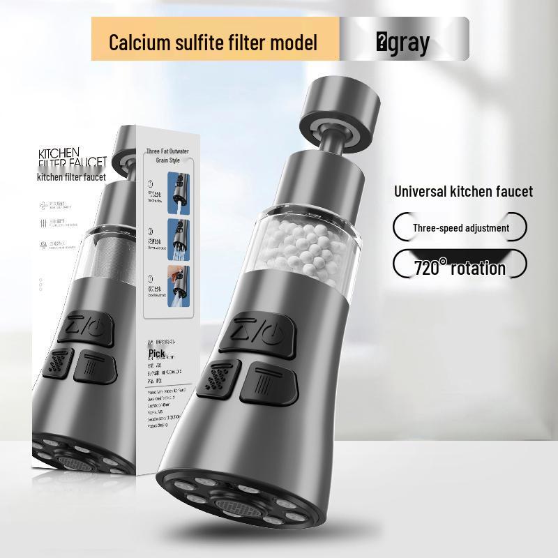 Universal Rotating Anti-Splash Kitchen Faucet Extender