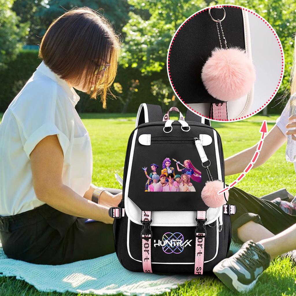 Kpop Lovci čarodějnic Dívčí skupina Film Obklopující Potisk Batoh