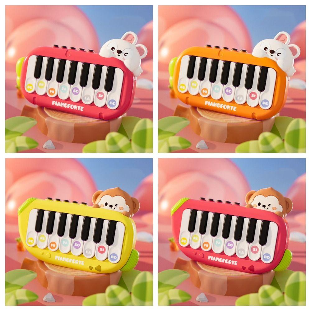 Simulation Pocket Piano Keyboard Toy Lights Sounds Electronic Keyboard Piano  Children Preschool