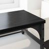 Monitor Stand Black Oak Effect 105 X 23 X 15.5 Cm