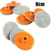 Integrated Stone Trimming Polishing Disc, Diamond Polishing Pads, Wet Dry Polishing Pads Kit, for Granite Stone Concrete Mar