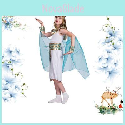 Purim Egyptian Queen Cosplay Costume For Girls Halloween Role Play With Polyester Fabric For Themed Parties