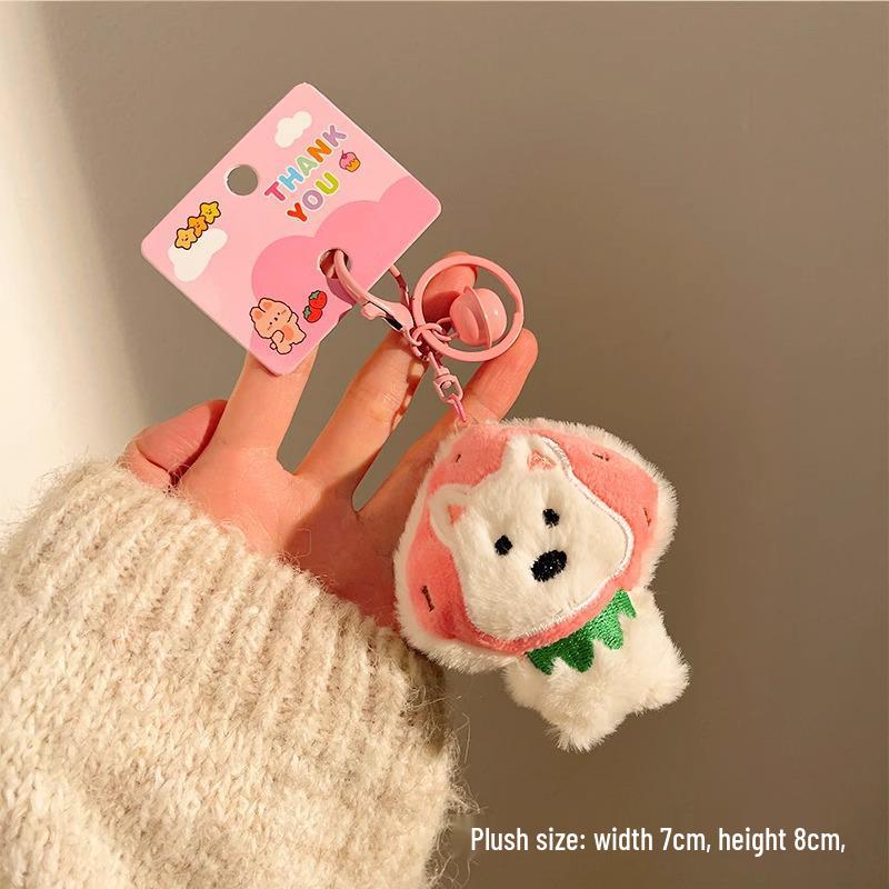 DIY Cute Plush Ornaments & Keychains for Student Schoolbags and Women