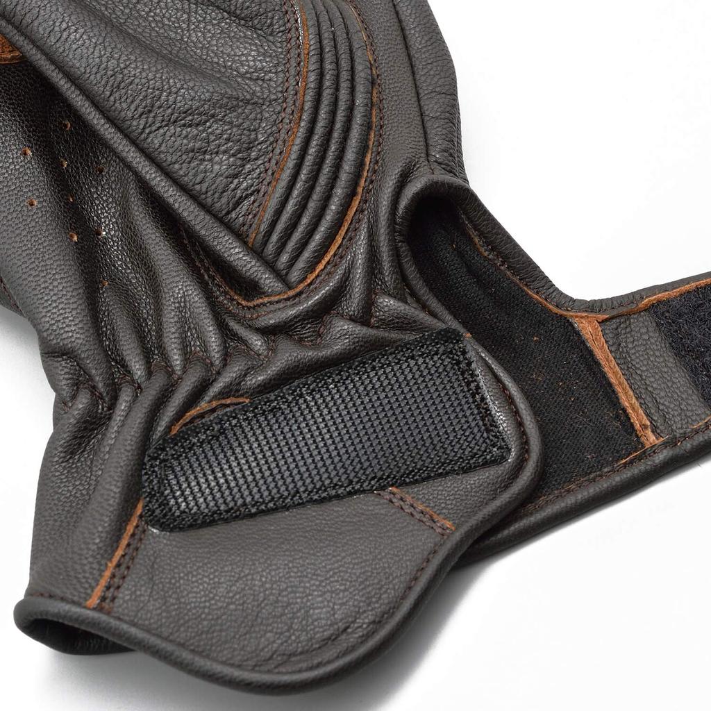 Daytona Motorcycle Leather Smartphone Soft Vintage Line Size 19570 Gloves, (Goat Leather), Spring, Summer, Autumn, Winter, Compatible, Protector,