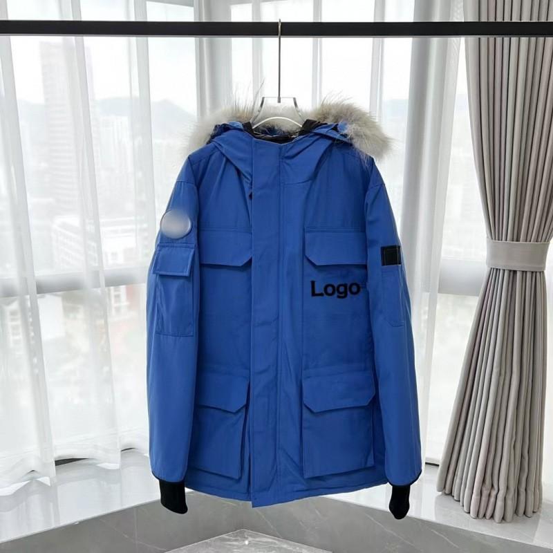 Premium 80% White Duck Down Parka Coat With Faux Fur Trim Loose Fit Mid-Length Winter Jacket Women
